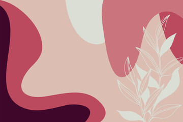 Abstract background. Modern design template in minimal style. Stylish cover for beauty presentation, branding design.	
