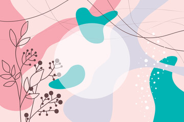 Abstract background. Modern design template in minimal style. Stylish cover for beauty presentation, branding design.	
