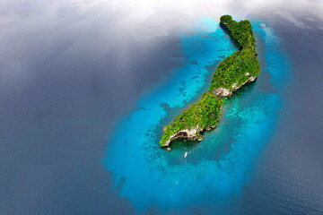 Naklejka na ściany i meble Rock island paradise in Palau