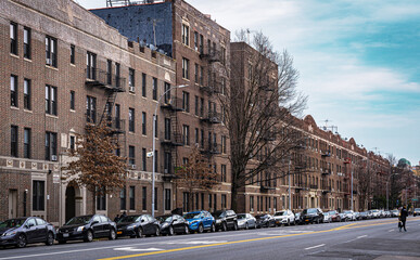 Fototapeta na wymiar street in the city of New York