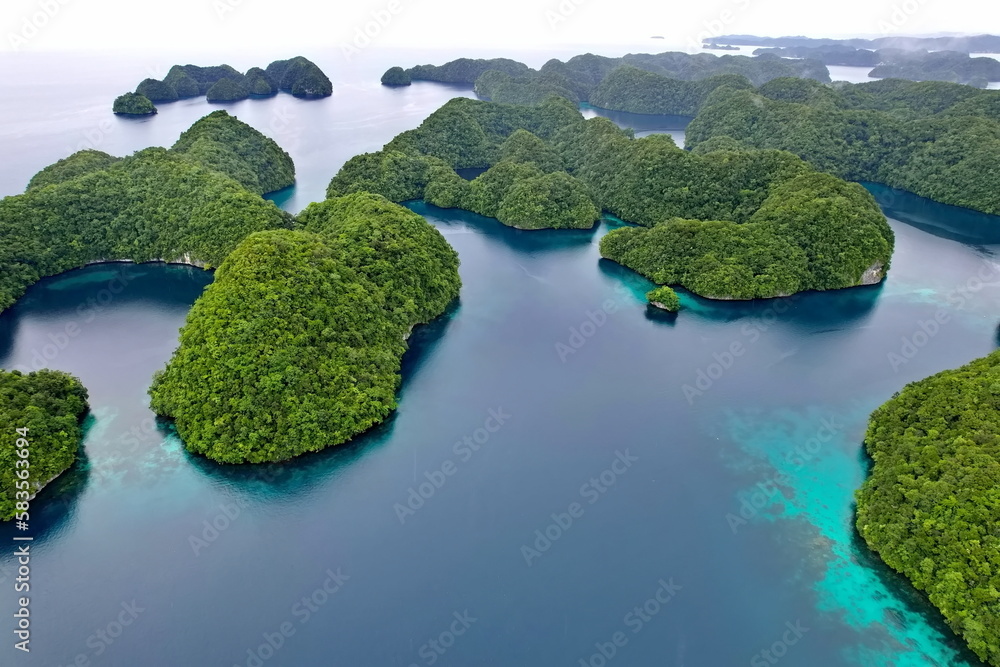 Poster Rock island paradise in Palau