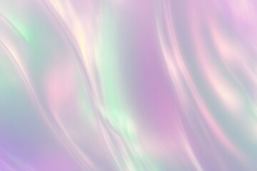 Abstract holographic background in pastel colors, Generative AI