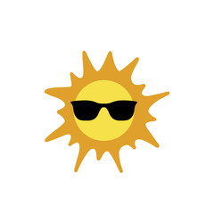 Sunshine with sunglasses