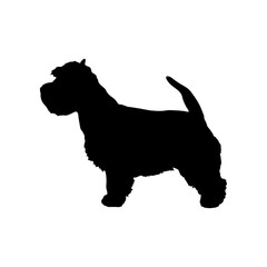 Norwich Terrier Silhouette Dog