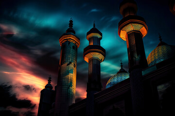 Realm of minarets, Holly, Islamic vibe, Ramadan