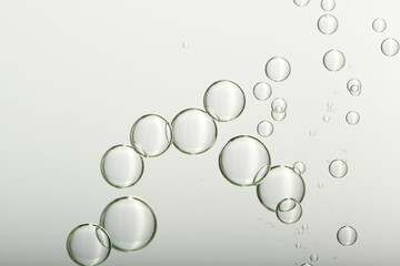 Flowing bubbles