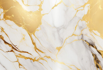 Gold Marble Texture Background, Abstract Backdrop, Generative AI