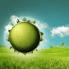Earth is our Home. Abstract eco and environmental backgrounds