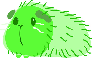 green Swiss hamster