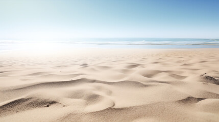 Fototapeta na wymiar Bright sandy beach