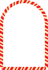 Arch Candy Cane Border