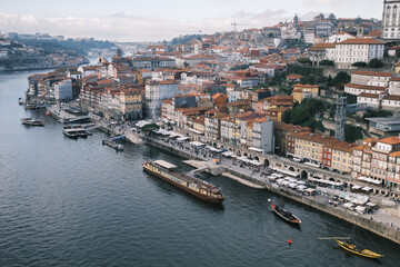 Fototapeta na wymiar Panoramic view of Porto, Portugal
