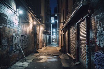 Exploring the Abandoned Alleys of the Big City, GENERATIVE AI