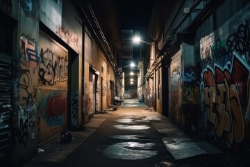 Exploring the Abandoned Alleys of the Big City, GENERATIVE AI