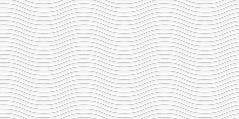 Black and white pattern of thin undulating lines arranged diagonally. Wavy horizontal sloppy lines vector