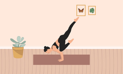 women practicing crow pose, yoga poses