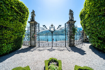 Park at Villa Carlotta, Como Lake, Italy