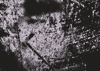 Aesthetic dotted design element. Duo tone poster . Modern art .Abstract composition . Half tone background. Halftone dots texture effect .Contemporary vector design