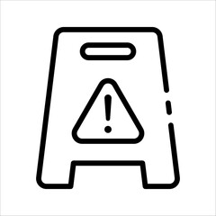 Wet Floor icon. Creative Wet Floor icon for web design, templates, infographics and more, vector illustration on white background