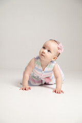 Fototapeta premium little girl in a dress