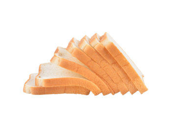slice of bread on  transparent png
