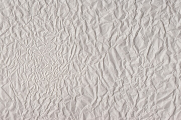Wrinkled paper white background texture
