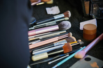 maquillaje, brocha, pinceles