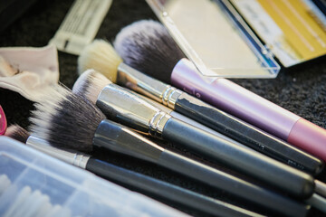 maquillaje, brocha, pinceles
