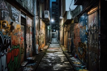 The Vibrant Street Art Scene of São Paulo, Brazil graffiti art, GENERATIVE AI