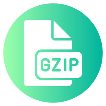 gzip gradient icon