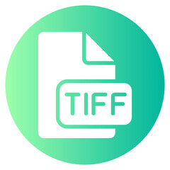 tiff gradient icon