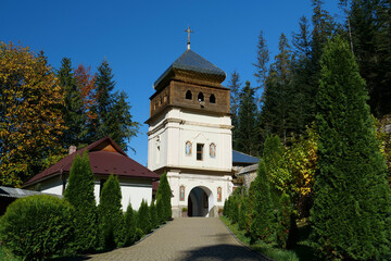 Manyava Skete of Exaltation of Holy Cross in Carpathian mountains, Ukraine