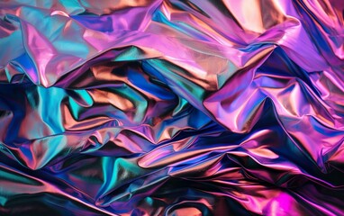 Holographic background foil texture, Generative AI, AI