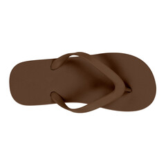 Use this Up View Fabulous Flip FLops Mockup In Royal Brown Color, to get more wonderful design products..