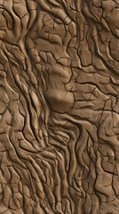 Fototapeta na wymiar Seamless Tilable Mud Texture Pattern - Generative AI