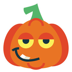 pumpkin flat icon style