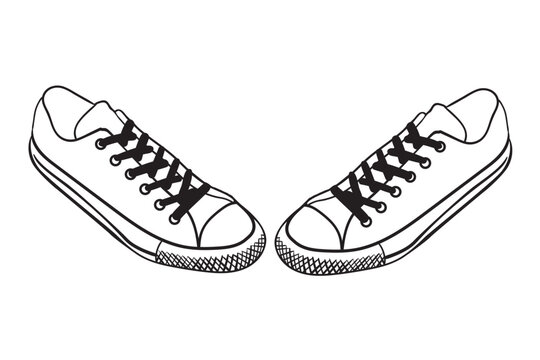 Chucks Shoes SVG, Shoes Svg, Sneakers SVG,  Teen Shoes Svg, Shoes Svg, Urban  Shoes, Tennis Shoe Svg, Hipster Shoe Svg, Sneakers. Vector Illustration Of A Pair Of Sport Shoes

Chucks Shoes, Shoes