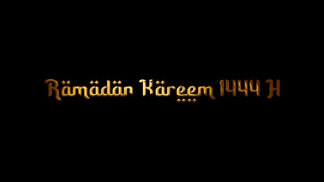 Ramdan kareem animated text wish. Eid celebration. logo intro, Ramadan Kareem Eid Mubarak muslim eid ramdan. animation for ramadan eid or islamic new year.
