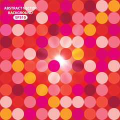 Abstract red color tone background, Vector Illustration.