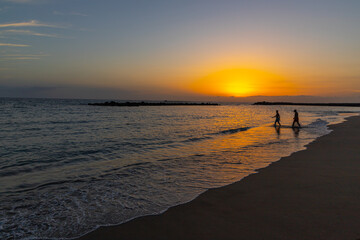 Sonnenuntergang am Playa del Duque