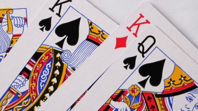 Close-up of playing cards