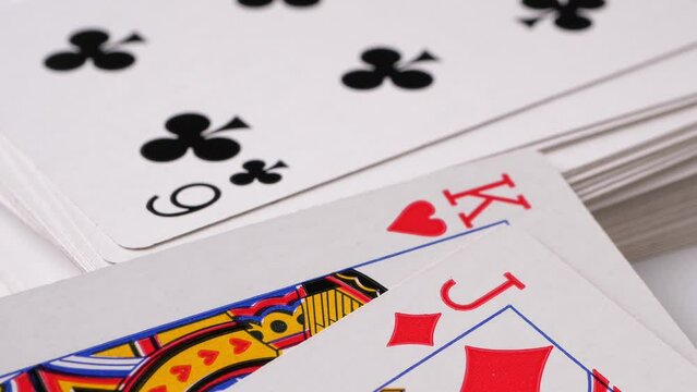 Close-up of playing cards