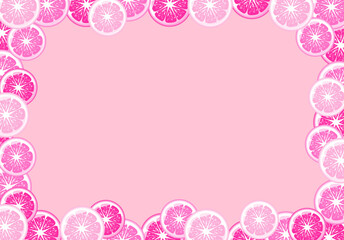 Lemon sliced card. For posters, logos, labels, banners, stickers, product packaging design, etc. Vector illustration