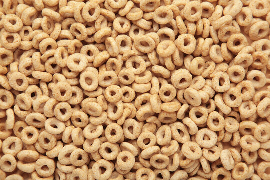 Beige Oat Cereal For A Healthy Cereal Background