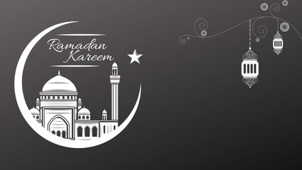 Ramadan Kareem Illustration in 3d