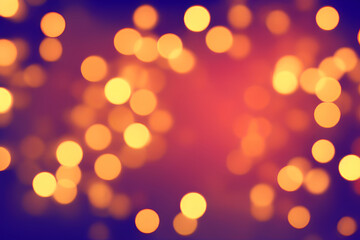 abstract background of bokeh lights