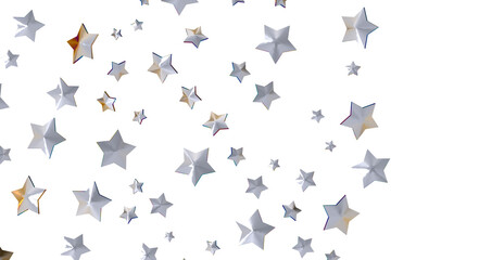 Obraz na płótnie Canvas XMAS stars background, sparkle lights confetti falling. magic shining Flying christmas stars on night