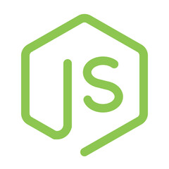 Node.js linear icon