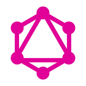 GraphQL query language for APIs linear icon