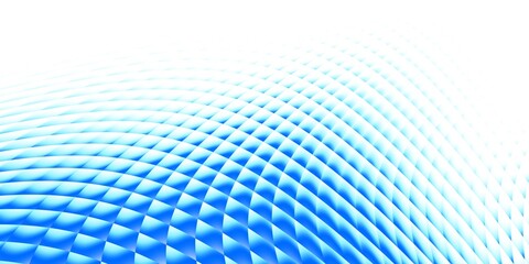 Fototapeta premium Abstract pattern. Horizontal background for any design. Blue waves on white background
